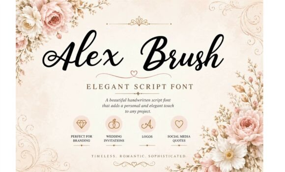 Alex Brush: The Elegant Script Font for Premium Projects
