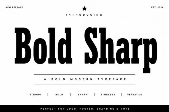 Bold Sharp: The Modern Editorial Serif for Impactful Design