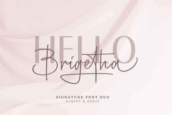 Brigetha: A Font Pairing for Timeless Elegance