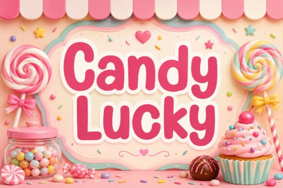 Candy Lucky: A Modern Sweetened Display Font