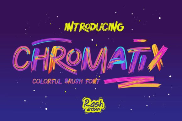 Chromatix: The Bold Brush Font for Instant Impact