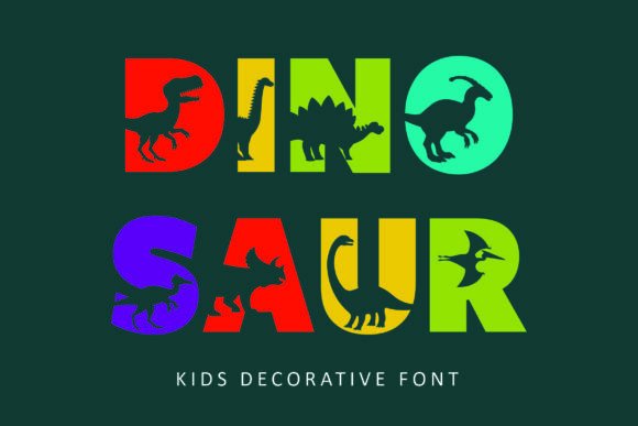 Dinosaur: A Roaringly Good Font for Kids' Projects