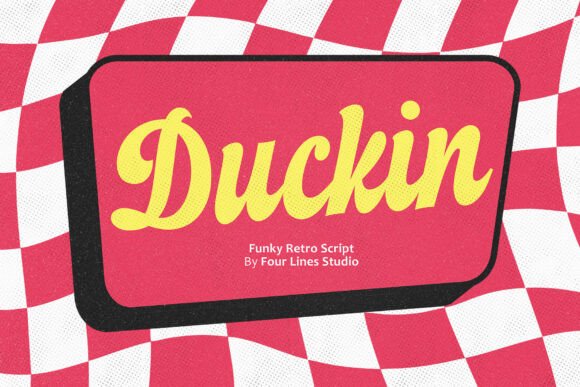 Duckin: The Retro Script Font That Brings the Groove