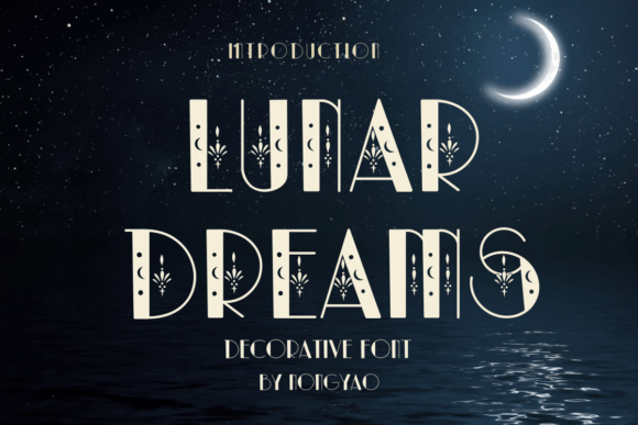 Lunar Dreams: A Creative Font for Modern Designers