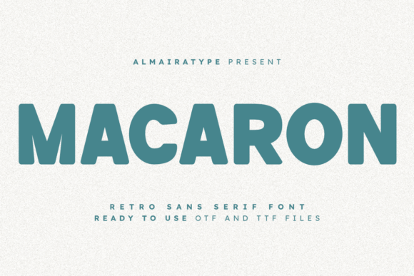 Macaron: The Bold Retro Sans Serif for Modern Creatives