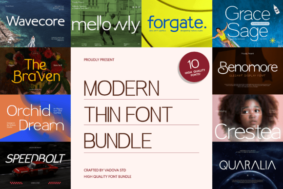 Modern Thin Bundle: A Guide to Lightweight Typography