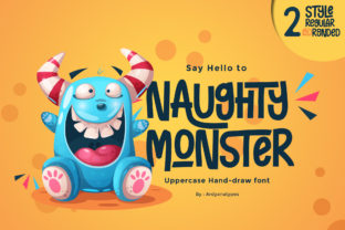 Naughty Monster: A Playful Font for Friendly Branding