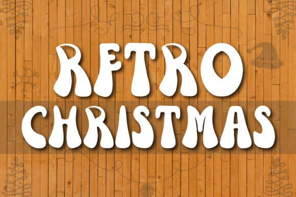 Retro Christmas: A Groovy Typeface for Nostalgic Designs