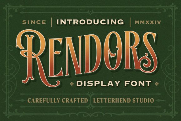 Ronders Typeface: Vintage Soul with Modern Strength