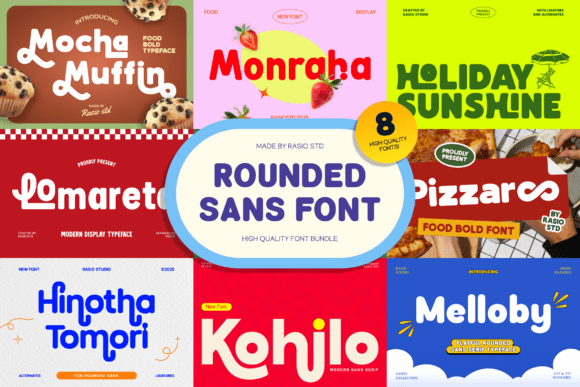 Rounded Sans Bundle: Your Go-To for Friendly, Modern Design