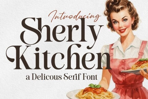 Sherly Kitchen: A Font with a Homestyle Soul