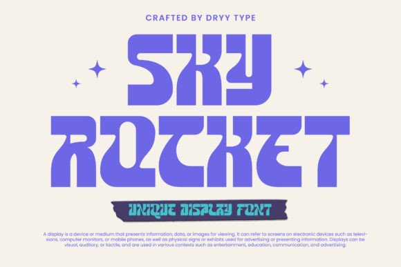 Sky Rocket: A Creative Font for Modern Designers