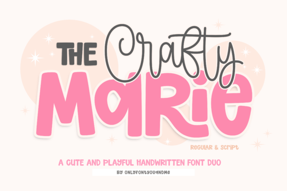 The Crafty Marie: A Font Duo for Effortless Design