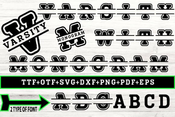 The Enduring Appeal of the Varsity Monogram Font