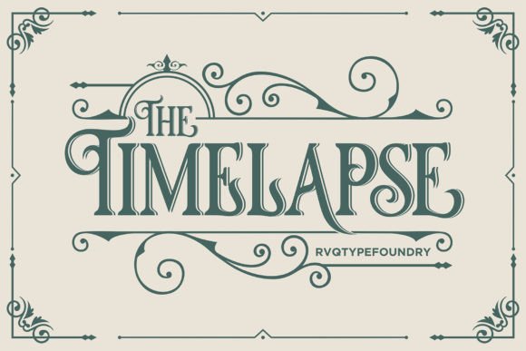 Timelapse: A Blackletter Font for Bold Modern Branding