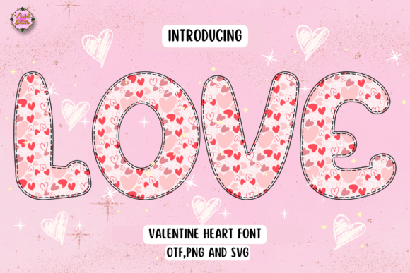 Valentine Heart: A Typeface for Capturing Romance